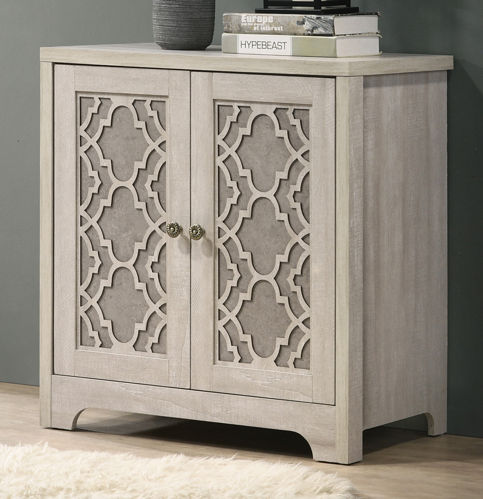 One Allium Way Azienda 29 5 In Tall 2 Door Accent Cabinet Reviews